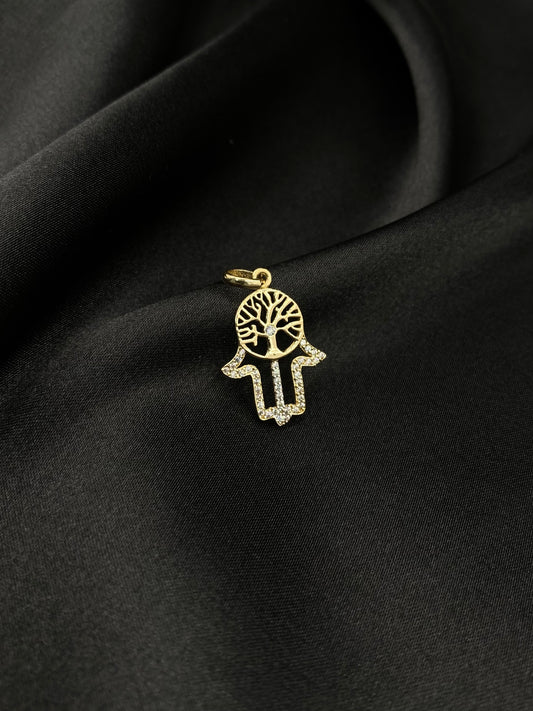 Dije Mano Fatima Arbol